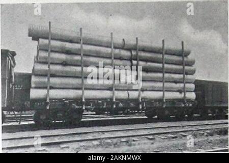 Apollo best bloom and Appollo-keystone copper steel galvanized sheets . Corrugated Culverts of large dimensionsmade from Apollo Galvanized. Carload of Corrugated Culverts made fromApollo Galvanized. Stock Photo