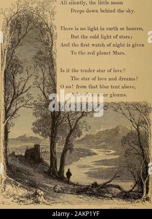 Poems . THE LIGHT OF STARS. The night is come, but not too soon And sinking  silently,All silently, the little moon Drops down behind the sky. There is  no light in earth