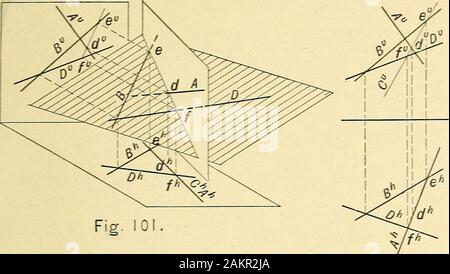 Descriptive geometry . e line of intersection will bevisualized as a ...