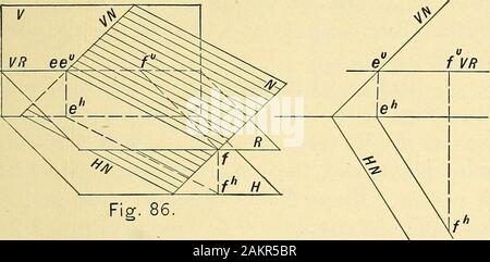 Descriptive geometry . e line of intersection will bevisualized as a ...