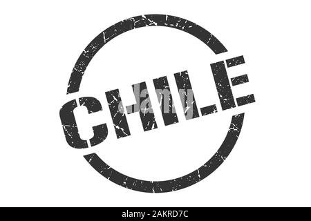 Chile stamp. Chile grunge round isolated sign Stock Vector