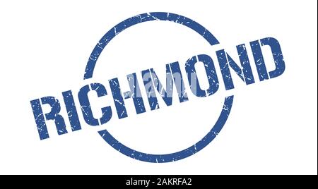 Richmond stamp. Richmond grunge round isolated sign Stock Vector