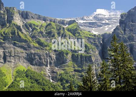 Cirque du Fer-a-Cheval in the French Alps Stock Photo