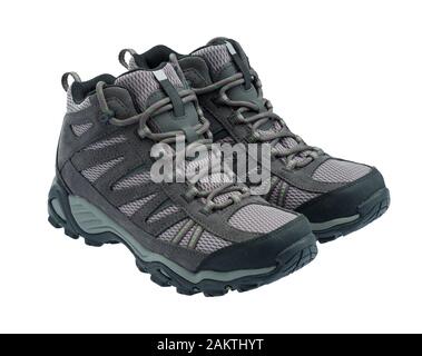 Outdoor boots isolated on white background Stock Photo