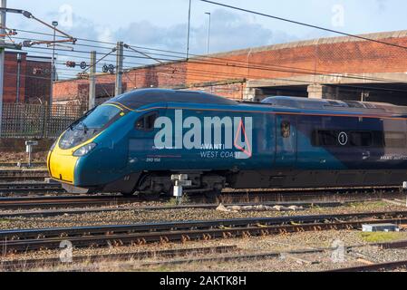 Avanti west coast pendolino train 390121 speeding along the west coast ...