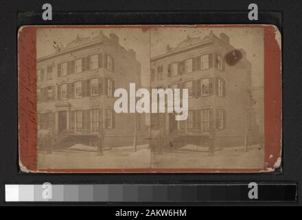 Residence A F Kindberg, 242 Henry St, Brooklyn, New York  Includes views by B. W. Kilburn, O. C. Smith, Pendleton and other photographers and publishers. Robert Dennis Collection of Stereoscopic Views. Some views have tax stamps affixed. Title devised by cataloger. Views in Brooklyn: Fulton street; a view of elevated railroads; churches: Congregational (Dr. Cuyler's), St. Ann's, Plymouth (Henry Ward Beecher's), one view showing the organ, Talmages Brooklyn Tabernacle, First Unitarian, Christ Church, Methodist Episcopal, including interior view, Clinton St. Congregational, St. Peter's, Grace Ch Stock Photo