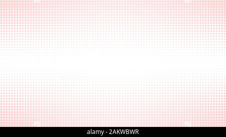 Abstract dotted pink background with striped texture. Seamless creative technology halftone pattern illustration on white background. Stock Photo