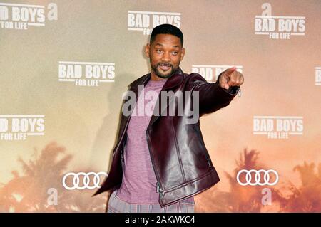 Will Smith attending the 'Bad Boys For Life' premiere at Zoo Palast on January 7, 2020 in Berlin, Germany. Stock Photo