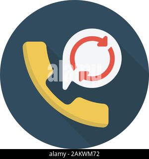 redial Stock Vector