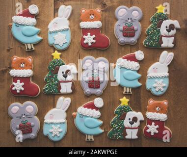 Animal Christmas Stock Photo