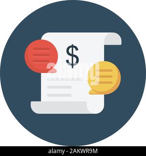 receipt Stock Vector