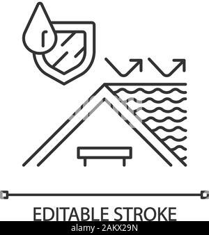 shingles roof icon vector outline illustration Stock Vector Image & Art ...