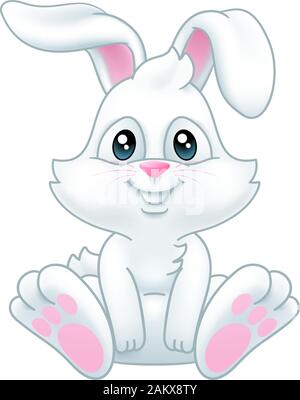 Easter Bunny Rabbit Cartoon Stock Vector