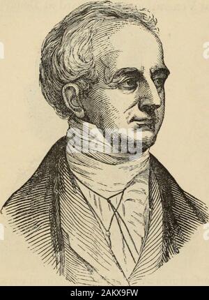 New Physiognomy : or signs of character, as manifested through temperament and external forms, and especially in the 'the human face divine.' . ognomy. ^ Abbott Lawrence was born at Grot on, Mass., Dec. 16,1792. He obtainedhis education cliiefly at the district school of Groton, and at the age of six-teen became a clerk in a mercantile house in Boston, of which his brotherAmos was proprietor. In 1814 he became a partner in the business, and forseveral years conducted affairs with considerable profit. He early interestedhimself in State and National politics, advocating the principles of theWhi Stock Photo