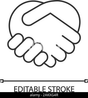 Handshake gesture color icon. Shaking hands emoji. Friends meeting.  Agreement, deal, contract. Trust. Isolated vector illustration 7146241  Vector Art at Vecteezy