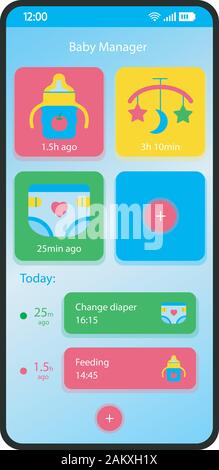 Baby feeding diaper store app