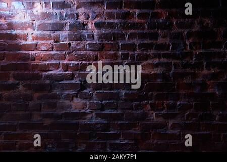White light falls on the wall Stock Photo