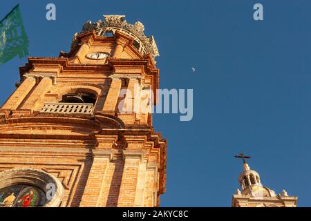 La Iglesia de Nuestra Senora de Guadalupe, Church of Our Lady of Guadalupe, Puerto Vallarta, Jalisco, Mexico. Stock Photo