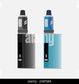 Setap for soaring, vape, boxing mode. Stock Vector