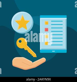 privacy settings icon with checklist Stock Vector Image & Art - Alamy