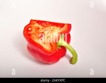 Apple and Lemons with a Pepper thrown in Stock Photo