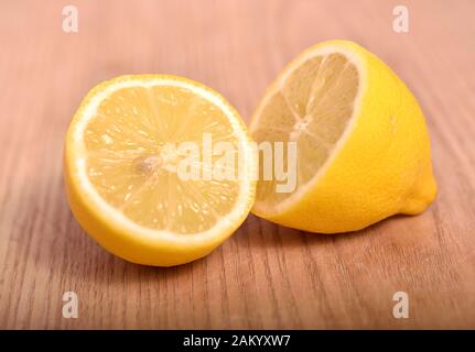 Apple and Lemons with a Pepper thrown in Stock Photo