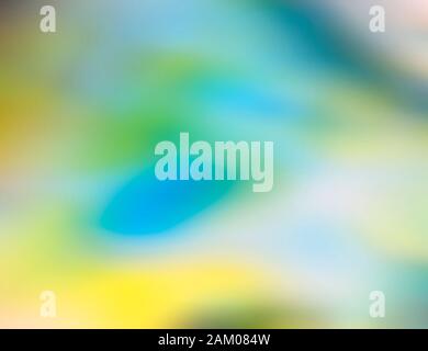 Soothing yellow blue and white abstract background pattern Stock Photo