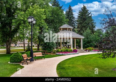 Bethel Heritage Park in  Winkler, Manitoba, Canada. Stock Photo