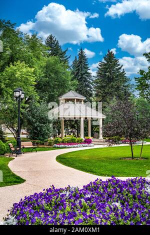 Bethel Heritage Park in  Winkler, Manitoba, Canada. Stock Photo