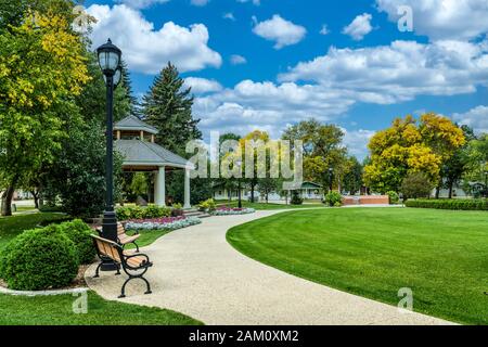 Bethel Heritage Park in  Winkler, Manitoba, Canada. Stock Photo