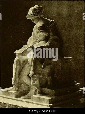 The work of Emil Fuchs; illustrating some of his representative paintings, sculpture, medals and studiesIssued on the occasion of an exhibition of his works under the auspices of MessrsCartier, February 7th to March 5th,1921New York city . The Lesson BRONZE 54 Stock Photo