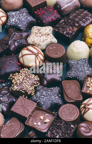 Thorntons Chocolates on a slate background Stock Photo
