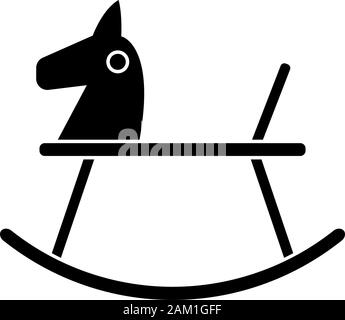 Isolated woodhorse icon. Children toy - Vector illustration design Stock Vector