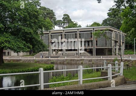 Sandhurst, Berkshire, UK - June 16, 2019: Headquarters of the Royal Military Academy in Sandhurst, Berkshire.  Officers for the British Army are train Stock Photo