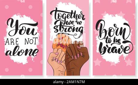 Vector stock illustration templates with lettering design Stock Vector