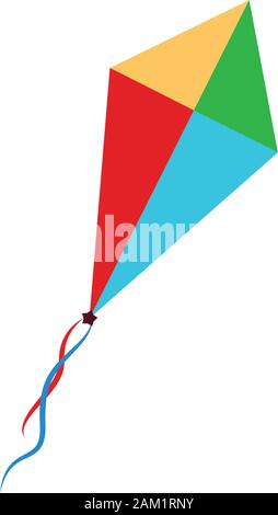 Isolated colored kite Stock Vector