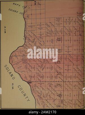 The illustrated atlas and history of Yolo County, Cal., containing a history of California from 1513 to 1850, a history of Yolo County from 1825 to 1880, with statistics ..portraits of well-known citizens, and the official county map . Stock Photo