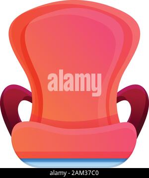 Colorful car baby seat icon. Cartoon of colorful car baby seat vector icon for web design isolated on white background Stock Vector