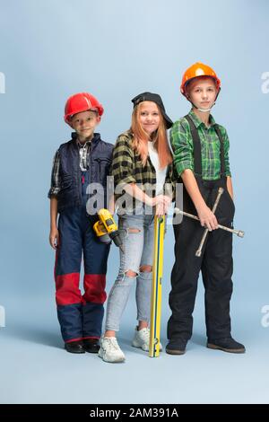 https://l450v.alamy.com/450v/2am391a/i-build-my-dream-kids-dreaming-about-profession-of-engineer-childhood-planning-education-and-dream-concept-want-to-become-successful-employee-in-manufacturing-building-industry-infrastructure-2am391a.jpg
