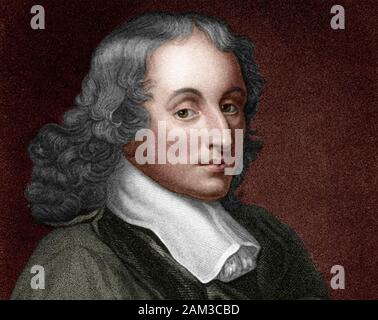 BLAISE PASCAL (1623-1662) French mathematician, inventor and theologian Stock Photo