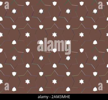 Geometric ornamental vector pattern. Seamless design texture. Stock Vector