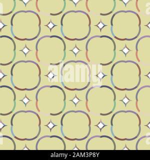 Geometric ornamental vector pattern. Seamless design texture. Stock Vector