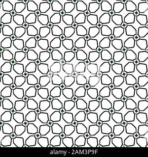 Geometric ornamental vector pattern. Seamless design texture. Stock Vector