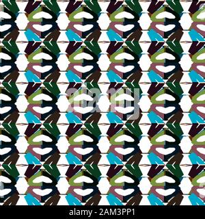 Geometric ornamental vector pattern. Seamless design texture. Stock Vector