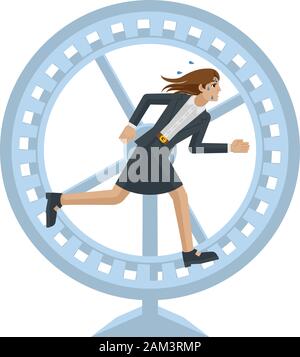 Businesswoman, successful career, launching project concept. Businesswoman  cartoon character with jetpack feeling ready to start meaning successful  ideas project and business launching 15929046 Vector Art at Vecteezy