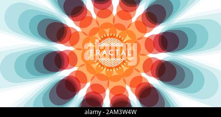 Abstract background with transparent colorful circles and ovals. Vector illustration for print, textile, fabric, package, wrapping or cover. Stock Vector