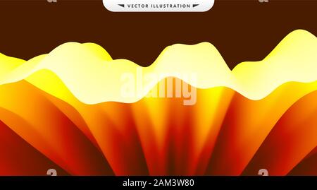 Abstract leaf texture. Floral background. Vector illustration with dynamic effect. Stock Vector