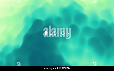 Green misty background. Vector Illustration for advertising, marketing, presentation. Mobile screen. Stock Vector