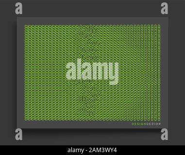 Cover design template. Many small ovals. Abstract background.3d vector illustration. Stock Vector