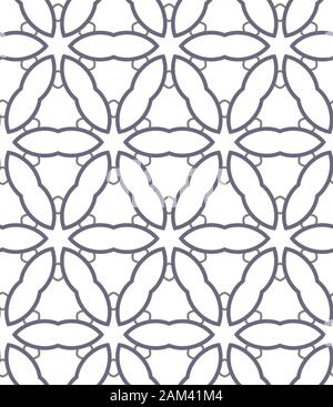 Seamless geometric ornamental vector pattern. Abstract background Stock Vector